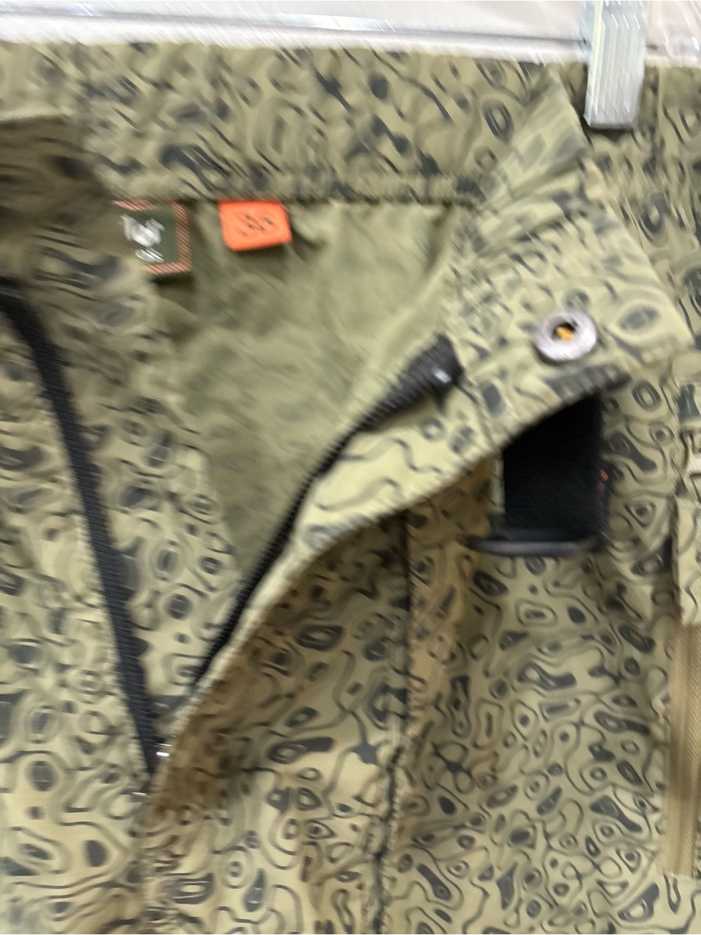 Howler Brothers Olive Green Patterned Athletic Shorts - Picture 4 of 12